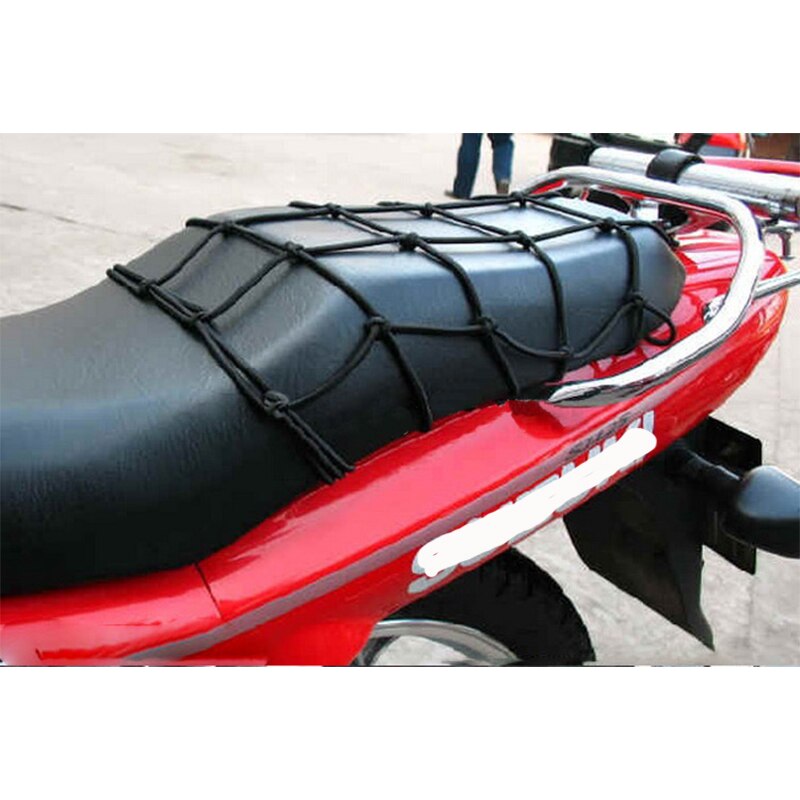 40 x 40cm motorcykel olietankskib fragtnet kroge elastiske maskeremme motorcross hjelm bagage poser holder mesh dækning scooter taske