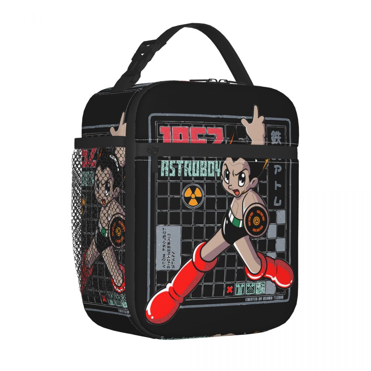 The Mighty Atom Astro Boy Astroboy Insulated Lunch Bag Cooler Bag Reusable Lunch Container Portable Tote Lunch Box Office Travel: PURPLE