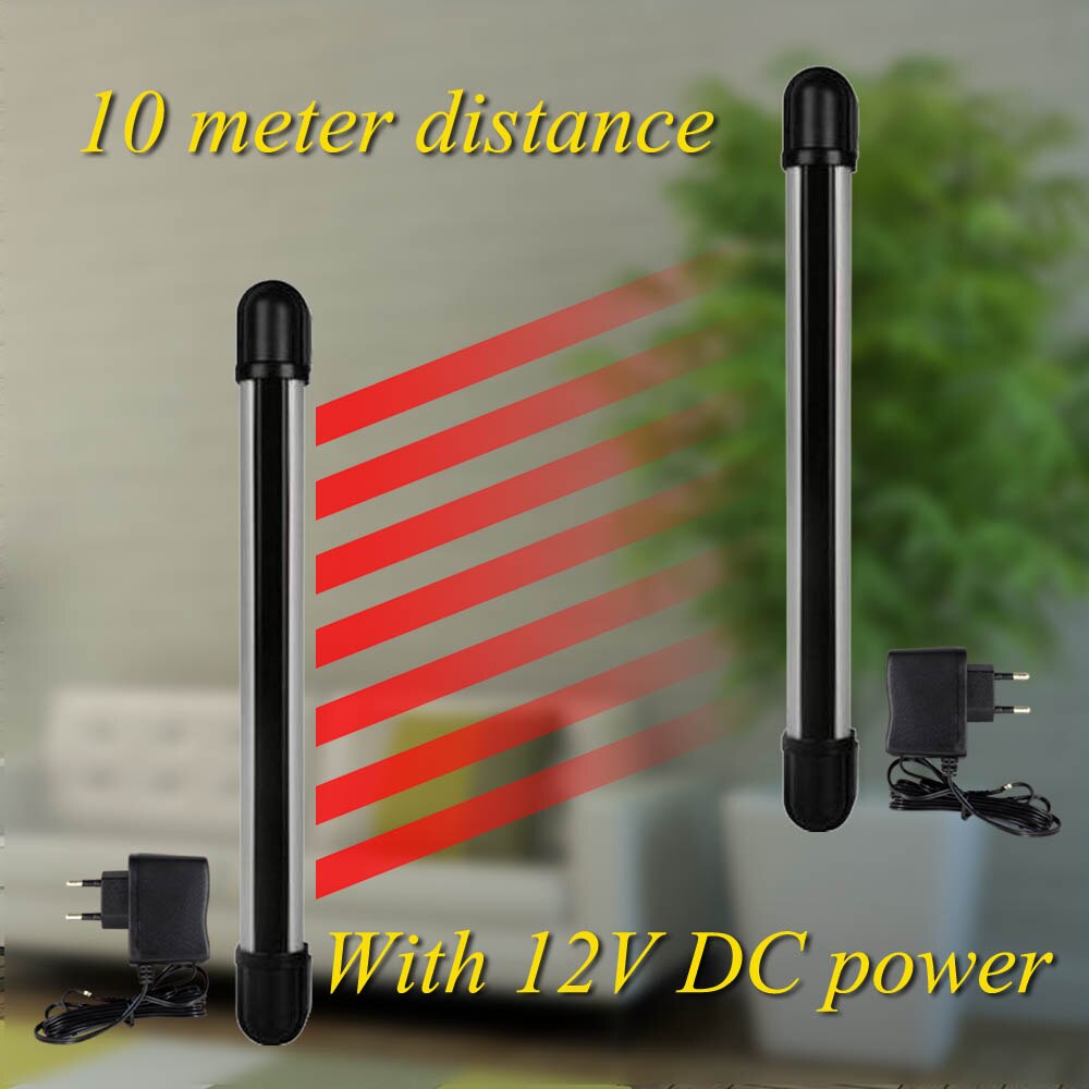 433MHz Wireless Outdoor Waterproof Infrared Beam Detector, Wireless / Wired detector. For Home Burglar GSM Alarm System: M10P