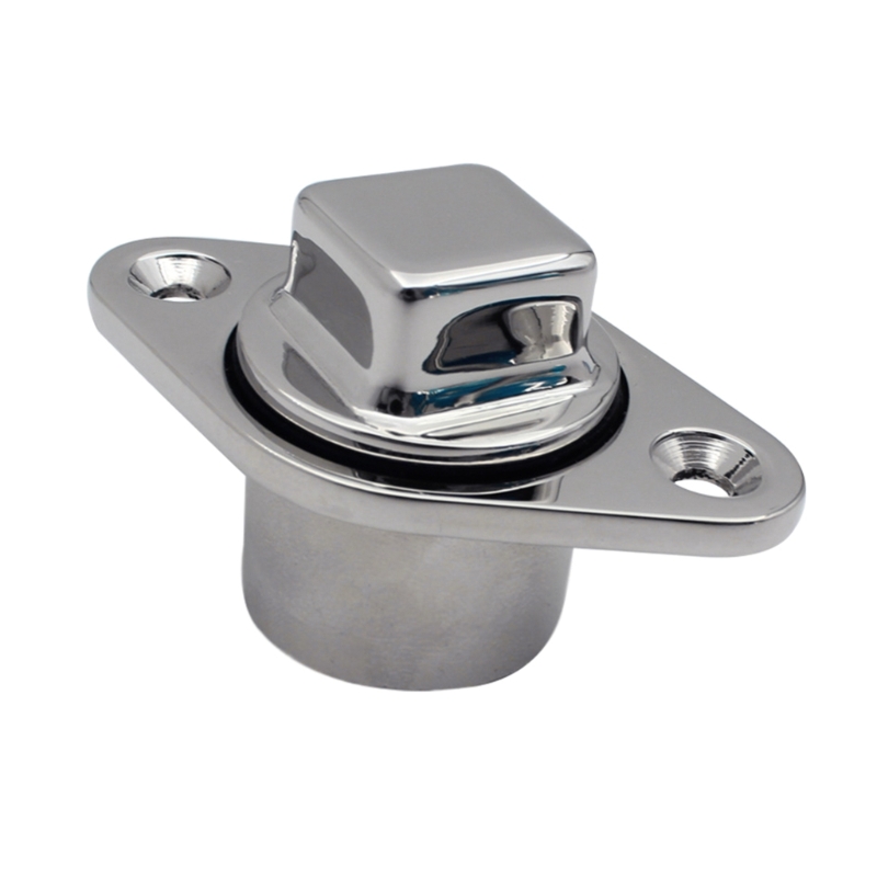 QM82 Upgraded Boat Drain Plug High Polished 316 Stainless Steel Garboard Bilge Drain Plug Bung for Marine Boat Hull Replace