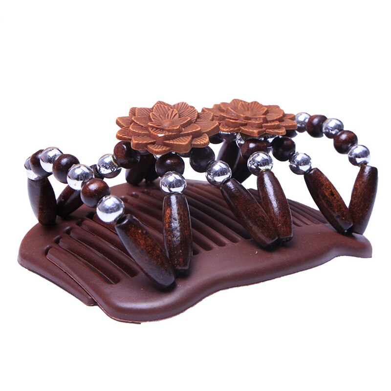 Nueva , peineta mágica con cuentas, horquilla elástica, horquilla elástica, peineta, accesorios para el cabello de mujer: style4