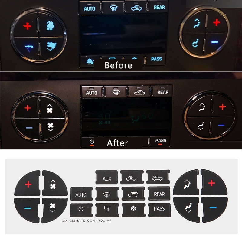Button Sticker Reparatie voor Suburban