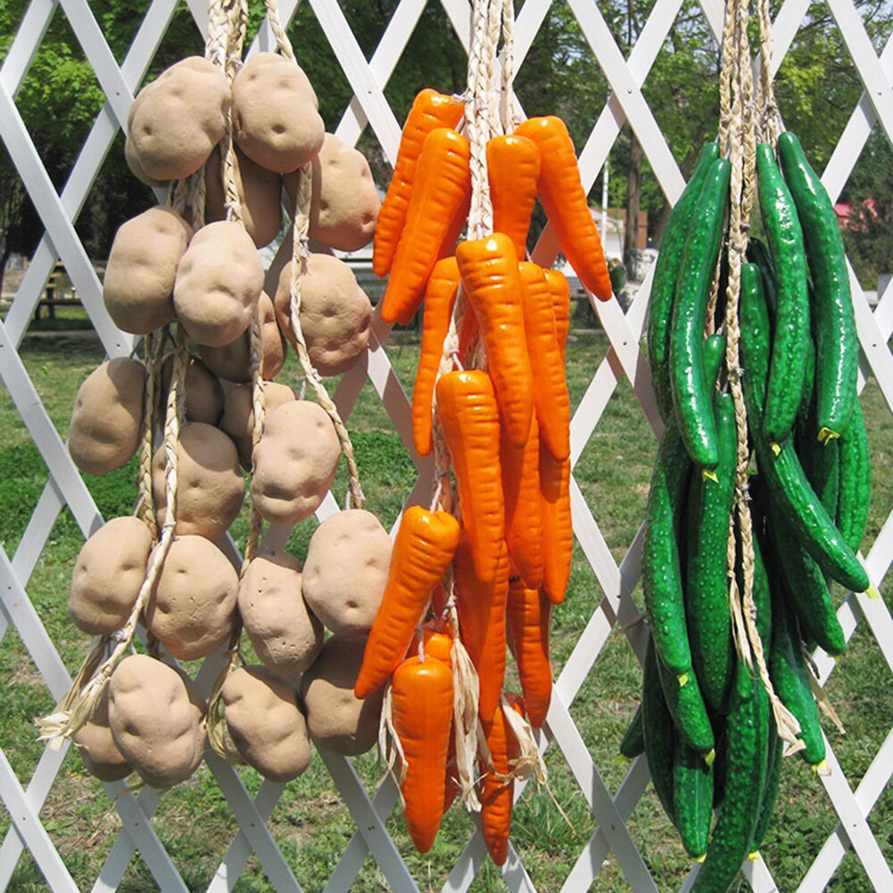 Kunstmatige Fruit Schuim Groente Maïs Peper Knoflook Opknoping Photo Prop Home Decor