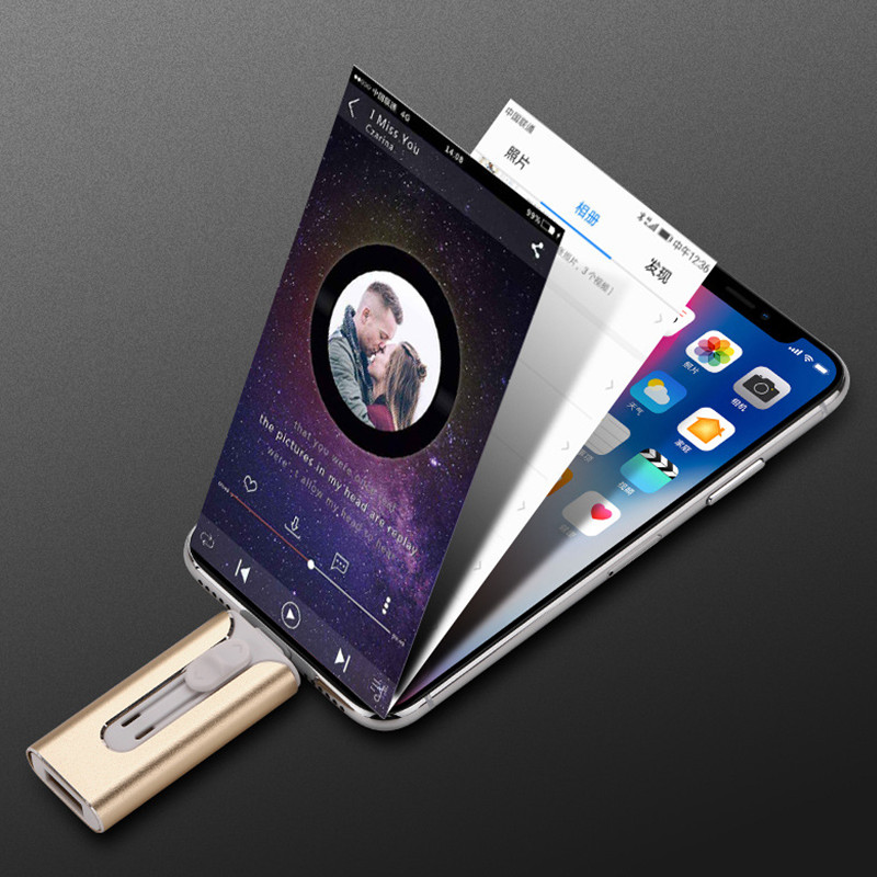 4 in 1 USB Flash Drive 256GB High Speed Micro USB Stick Type-C Pen Drive 32GB 128gb 1TB Memory Stick for iphone Android PC iPad