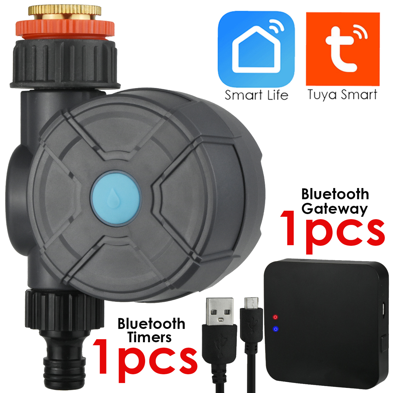 KESLA Automatic Drip Irrigation Kit 4/7 to 3/5mm Hose Garden Watering System Dripper for Bonsai Pot Plant Vegetable Greenhouse: Orange