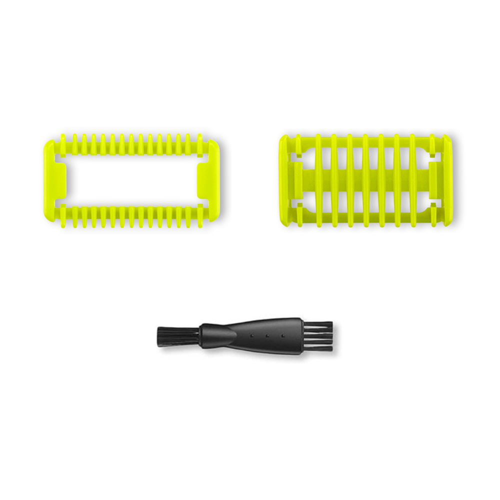 Brangdy Guide Kammschutz für One Blade QP2520 QP2630 QP2724 QP2834 QP6510 QP6520 QP6531 Elektrorasierer Bartschneider: Silber