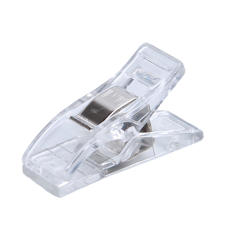 50pcs/ Pack DIY Sewing Clip Craft Quilt Binding Plastic File Clips Sewing Accessories Clamps Garment Clips