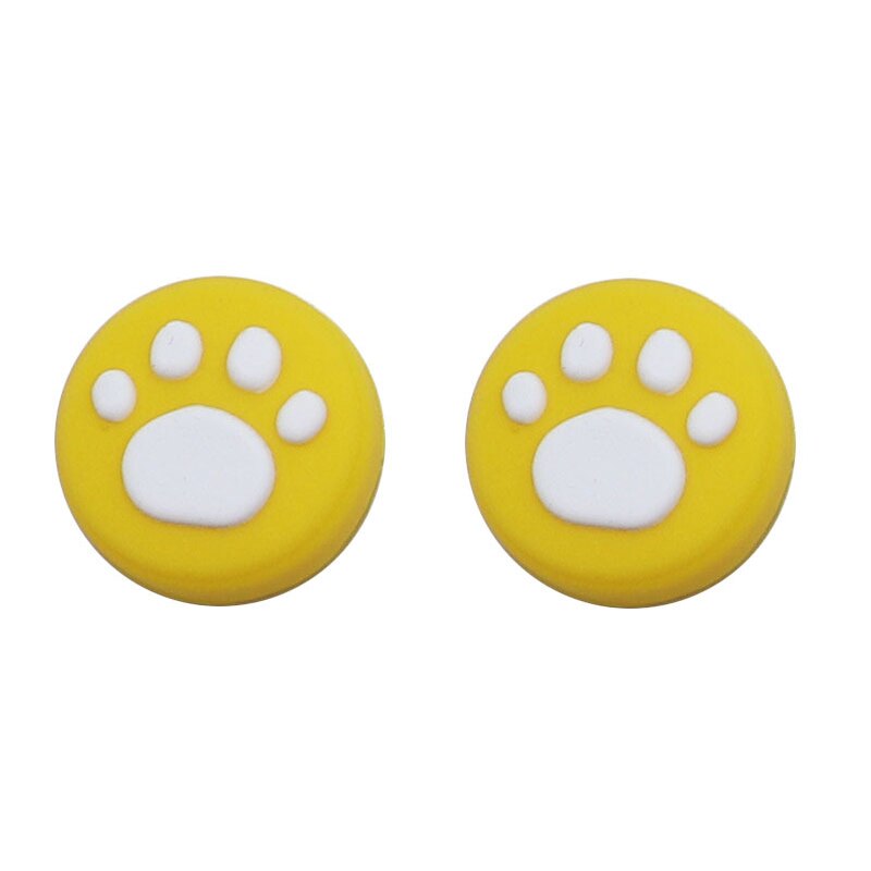 2PCS Lovely Cat Paw Thumb Stick Grip Cap Joystick Cover For Nintendo Switch NX Lite Joy-Con Controller Gamepad Thumbstick Case: 15