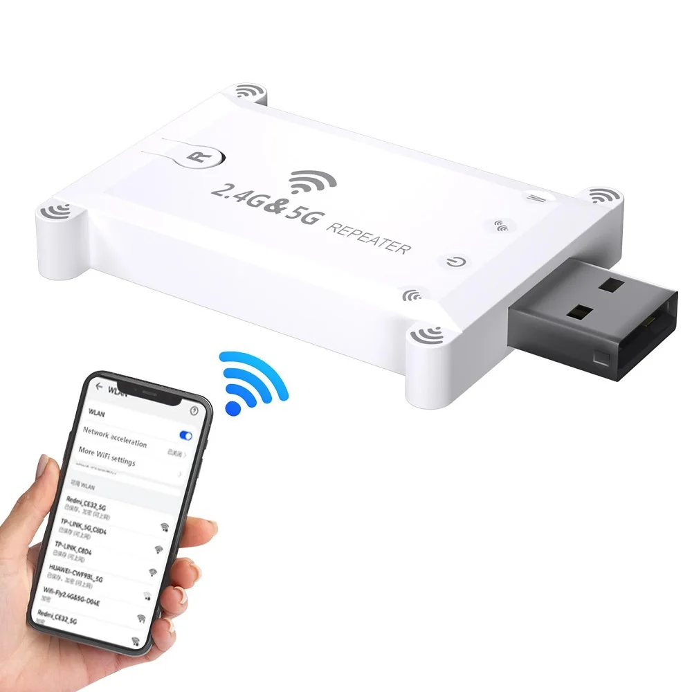 WALRAM WIFI5 AC1300 Dual Band 1200M Drahtlose Signal Verstärker Wifi Extender Booster 2,4g/5g Wifi Repeater usb Netzteil