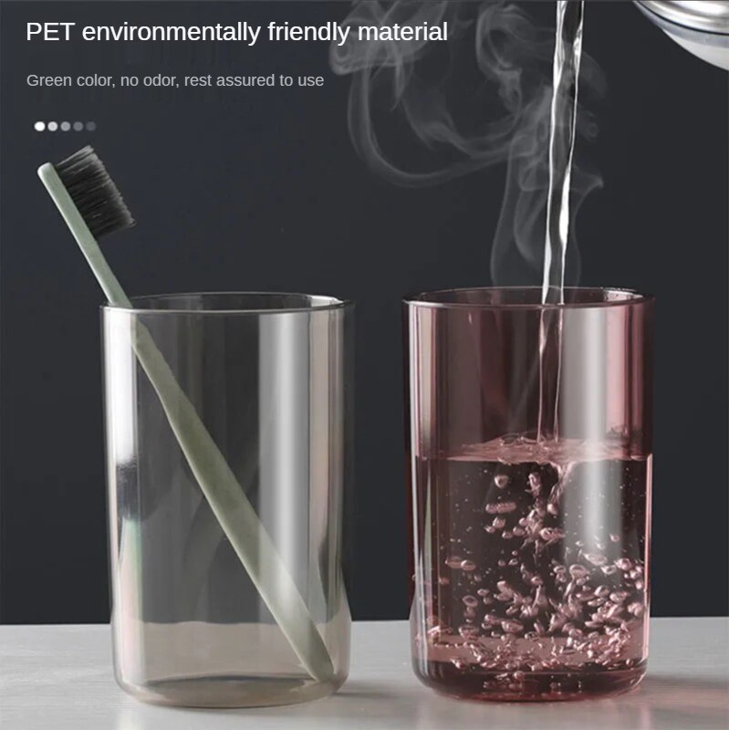 Tannbørsteholder veggsett tannbørstekopp munnskyllekopp tannkrempressetannkopp husholdningsvaskbordhylle