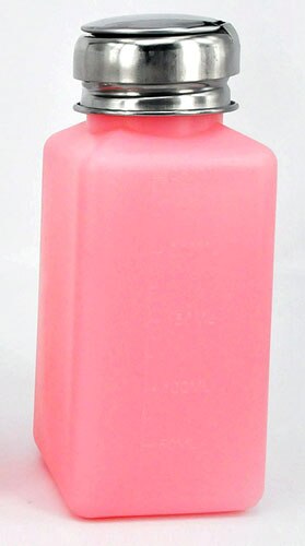 Products Red, White, Blue Push Alcohol Bottle 100 180 250ML Industrial Corrosion Resistant Anti-Volatilization: Pink 250ML