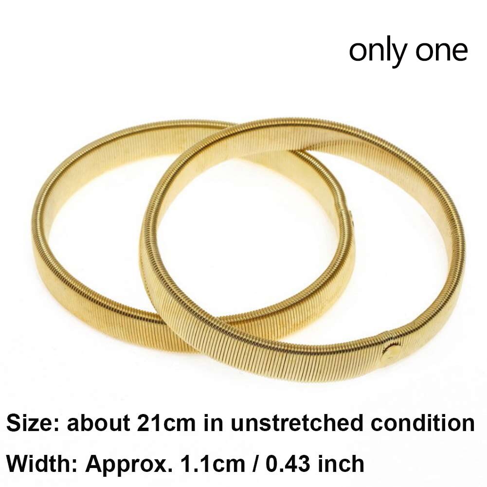 1Pc Unisex Stretchy Metal Sleeve Garters Mens Elasticated Arm Band Shirt Sleeve Holder Bartender Sleeve Non-Slip Cuff: 1