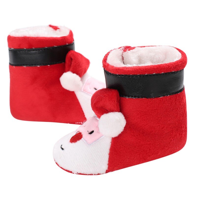 Del bambino Delle Ragazze Dei Ragazzi Neonato Di Natale Inverno Caldo Stivali Nevaio Pattini Infantili del bambino Sveglio di Modo Del Fumetto di Vendita Calda Scarpe