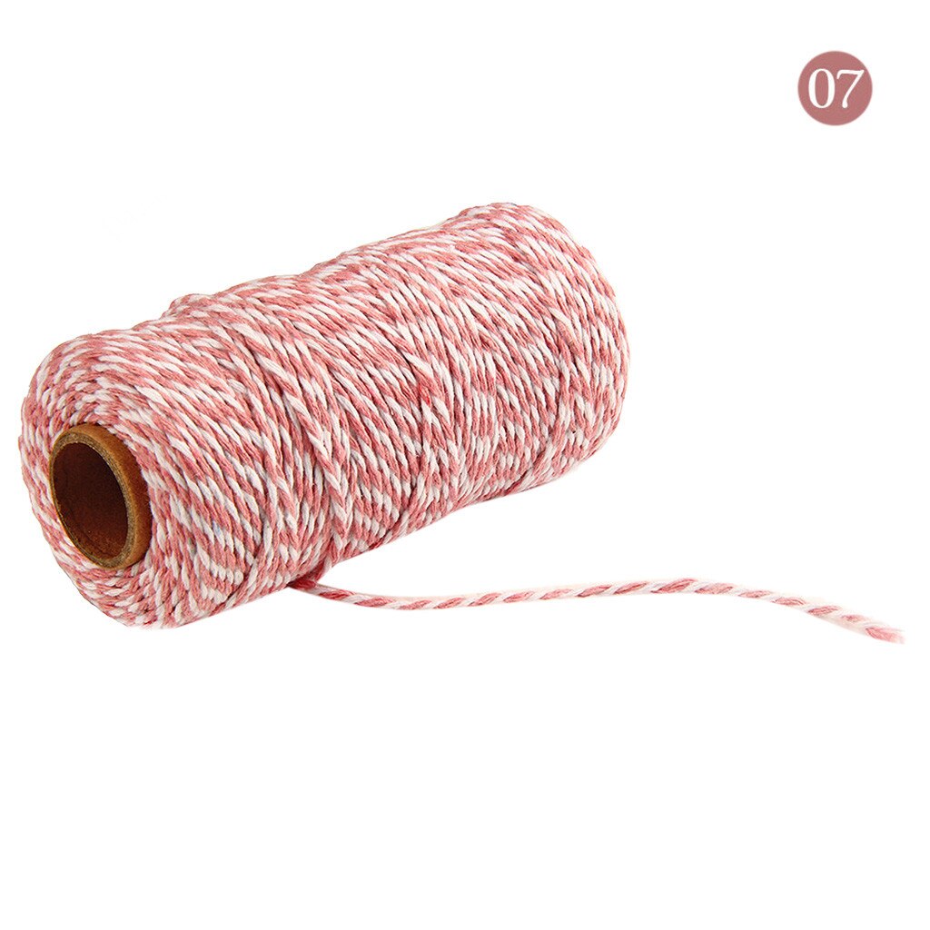 2Mm Diy Macrame Koord Twee Kleuren Katoen Bakers Twine Touw Rustieke Land Ambachten Handgemaakte Accessoires: G