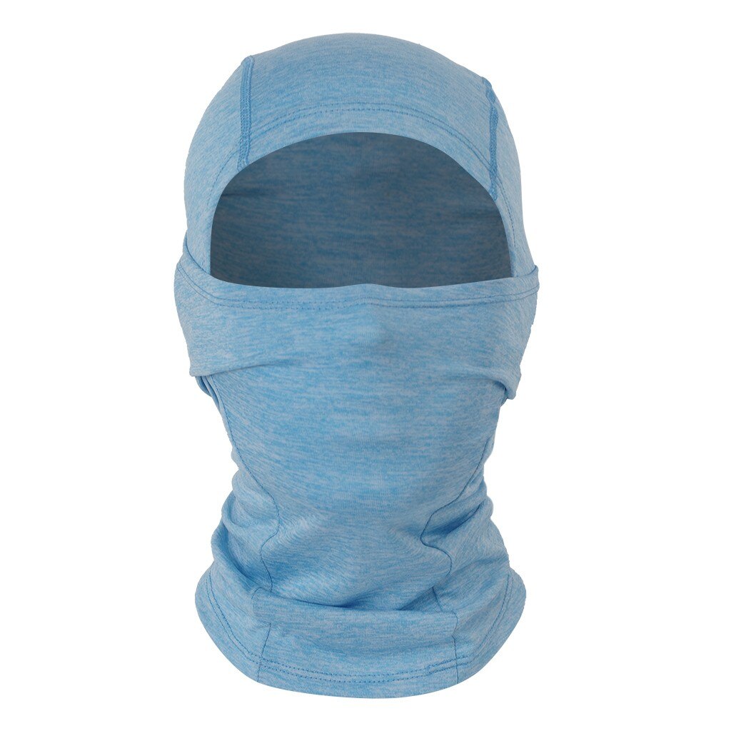 Dust-proof Face Mask Universal Outdoor Sport Headgear Bandanas Headwear Thin Mask Scarf Windproof Smog-Washable: Blue