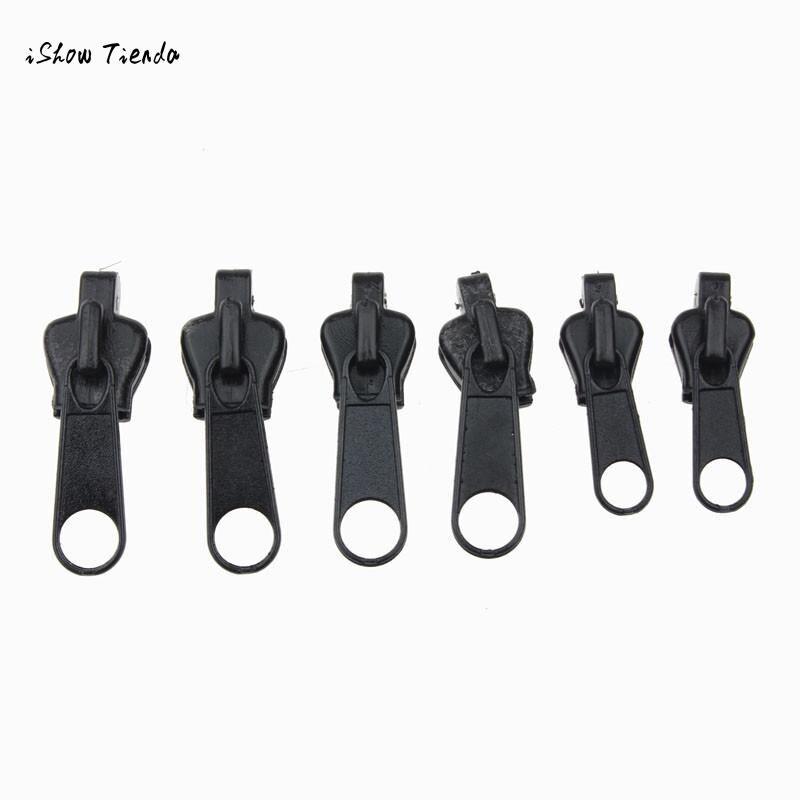 Nowy gorący 6 sztuk naprawić zamek błyskawiczny ratować natychmiastowy zestaw naprawczy wymiana suwak wymienny wielokrotnego użytku naprawa szycia zamek błyskawiczny nowy