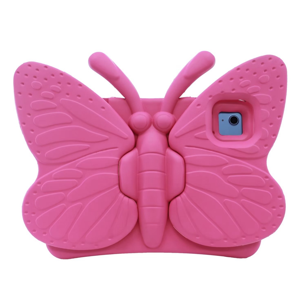 Funda de cuerpo completo a prueba de golpes para tableta de niños, cubierta bonita para iPad 10,9 (10. ª generación), 2022 ", 2022, 10,9, A2757, A2777: Rojo rosado