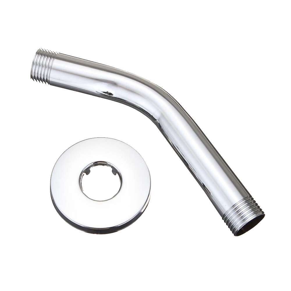 Shower Stainless Steel Wall Elbow Shower Head Elbow Spray Wall Fittings Shower Head Extension Bathroom Supplies