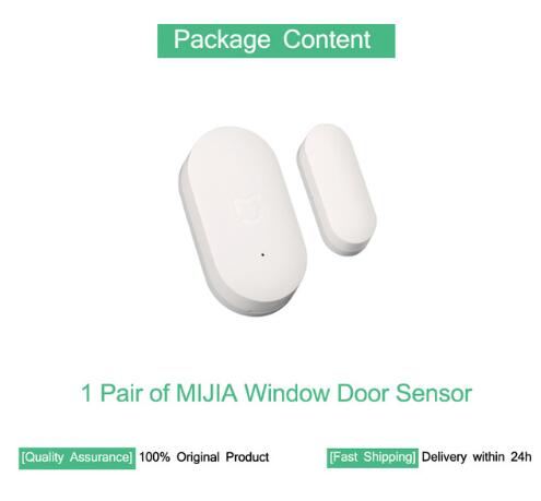 Xiaomi mijia Smart Home Kits Gateway Hub Door Window Sensor Human body Sensor Cube Wireless Switch Humidity Zigbee Plug D5: door sensor