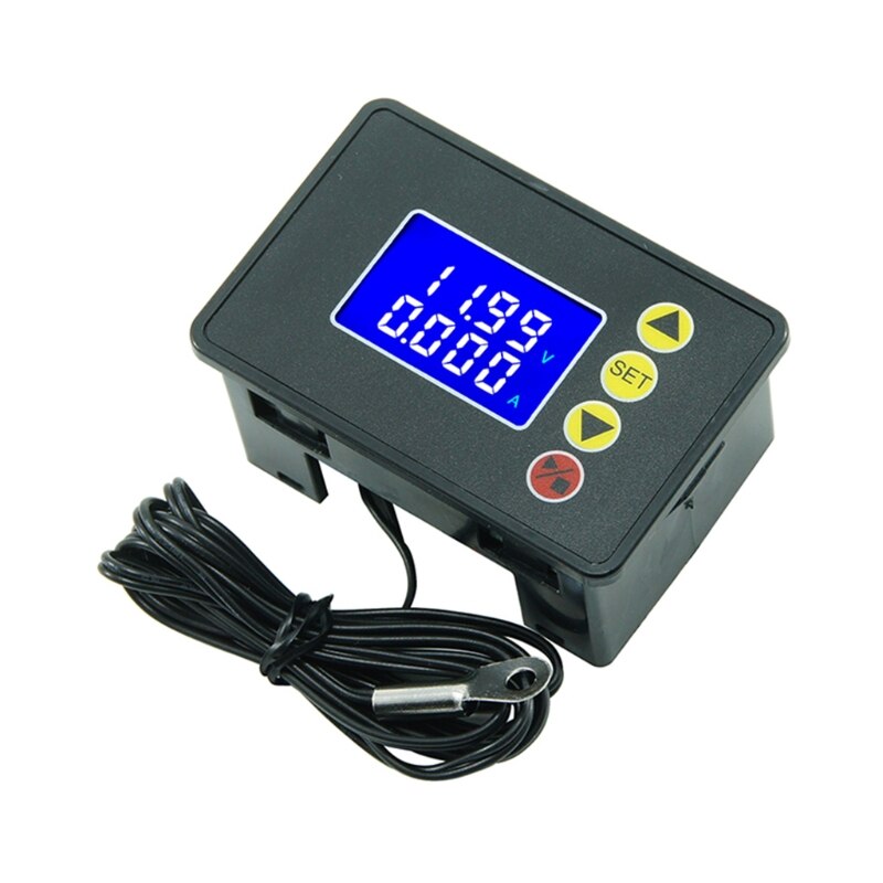 DC 0-100V 10A 1000W Power Meter Digital Voltmeter Ammeter Wattmeter Cumulative Time Capacity with thermometer 5V 12V 24V