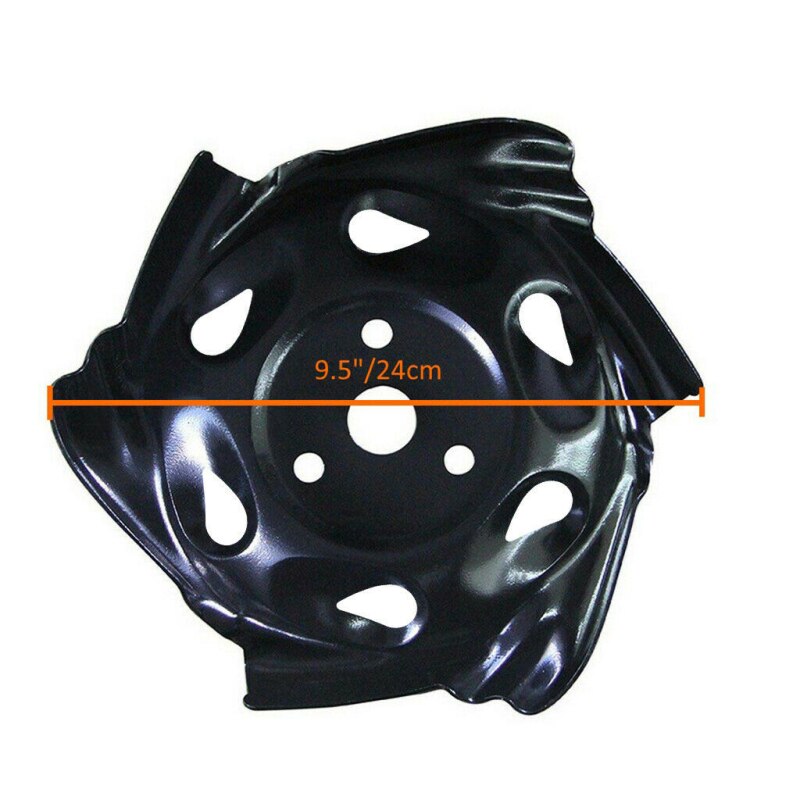 Tête de tondeuse à gazon universelle en acier, pour tondeuse à gazon, plateau de désherbage, fournitures d'outils de jardin, pièces électriques