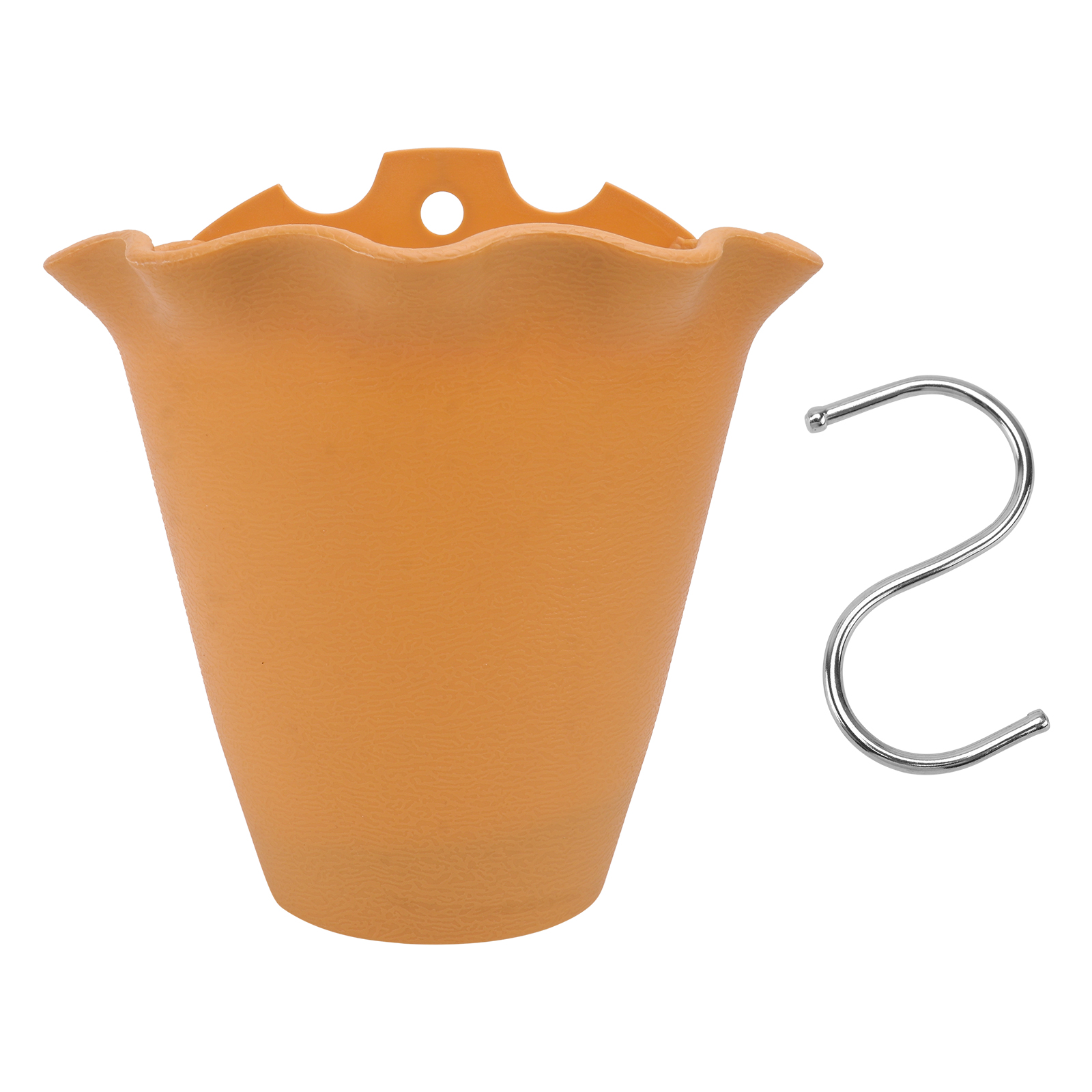 Hanging Flower Pot Wall Mounted Planter Garden Durable Safe Material Plastic Modern Space Saving Balcony