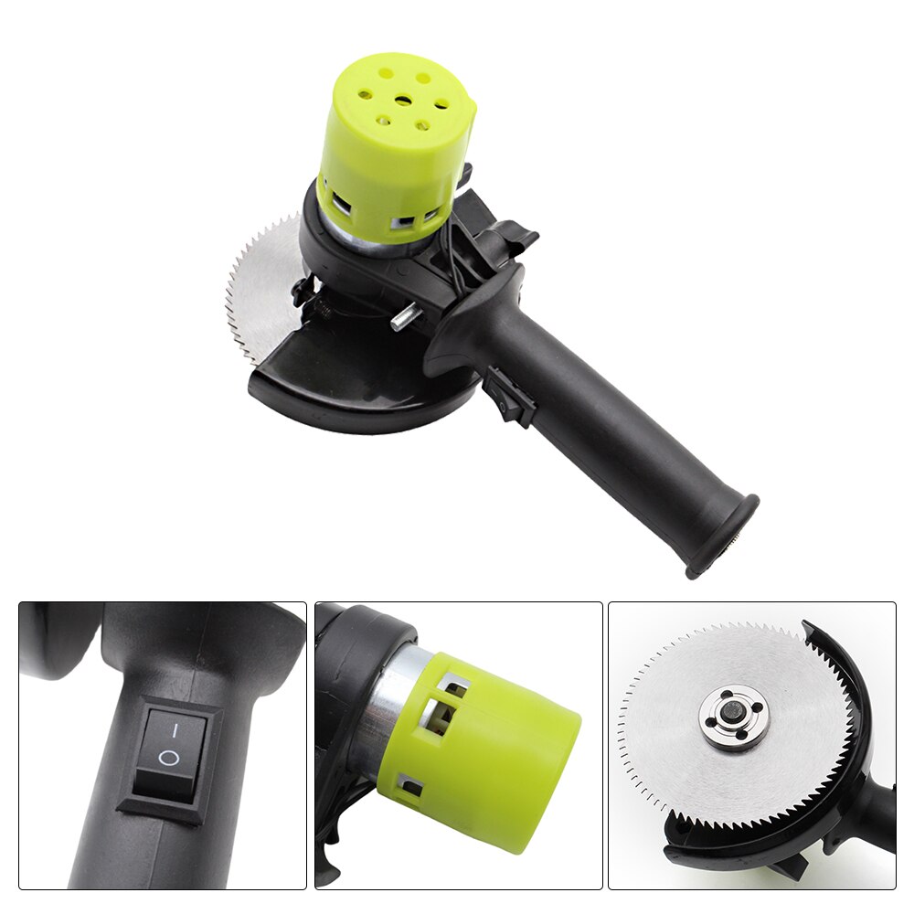 24V 90W High Power Electric Saw Household Mini Saw with 4-inch Circular Saw Blade Cutting Tool for Seedlings Twigs Cutting