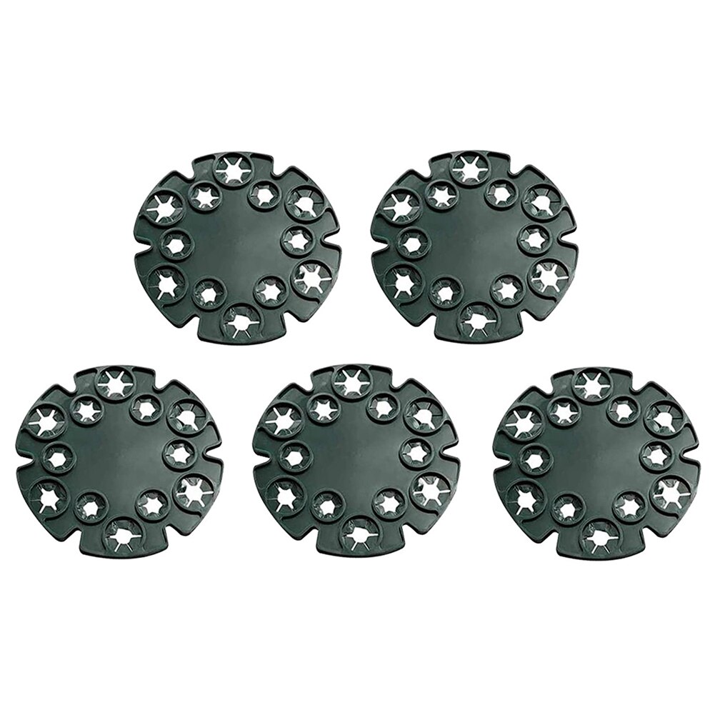 2/5Pcsc Bamboo Cane Support Fixed Frame Climbing Pergola Planting Holder Peas Beans Cucumbers Round Flower Bracket: 5Pcs