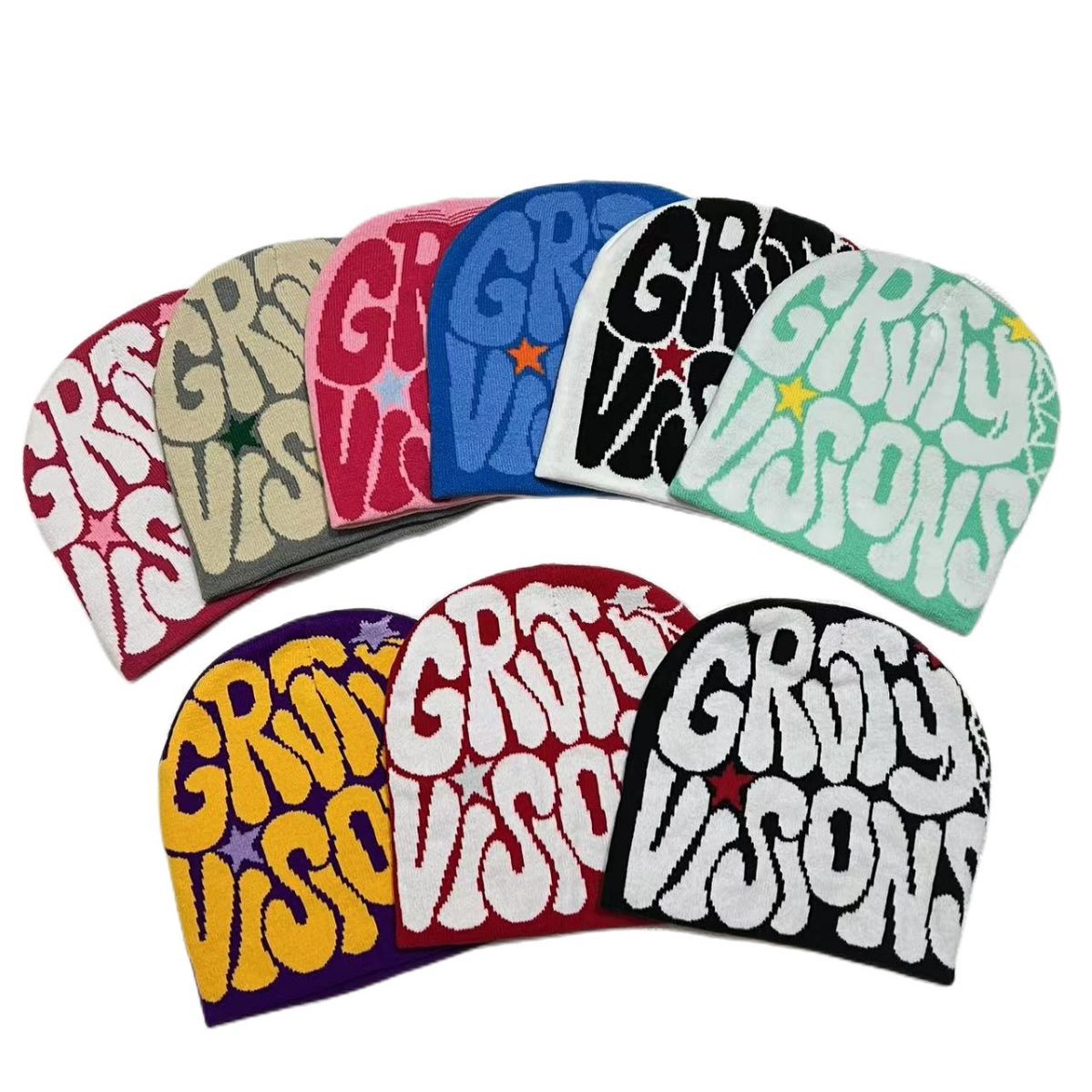 Bonnet en tricot pour hommes et femmes, bonnet de , Y2k, , cent prendre Ins, rouge Net, Niche, casquette froide