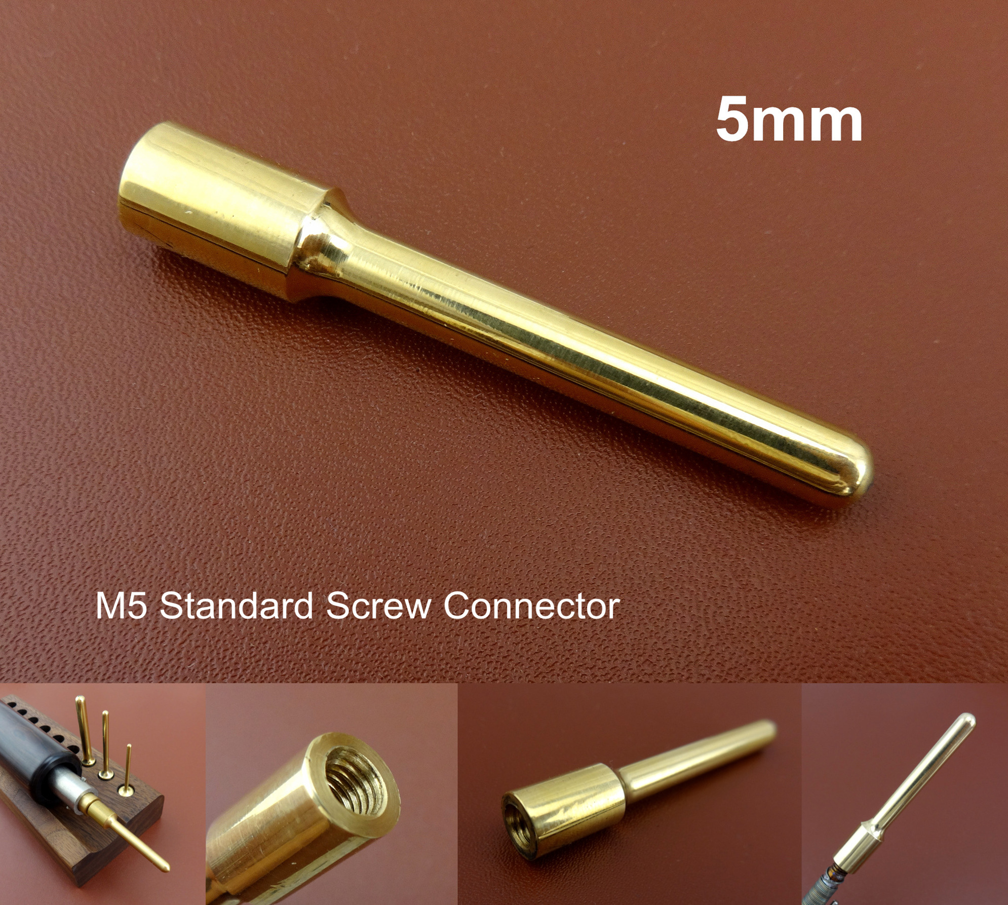 7kinds Leather Craft Electric Edge Crease Machine Watch Strap Holes Burnisher Iron Heat Tip Tool No Handle, No Holder Included.