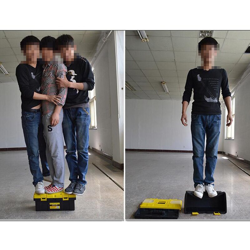 Large Toolbox Household Maintenance Electrician Tool Box Multifunctional ABS Hardware Auto Car Repair Thicken Anti-fall Toolbox