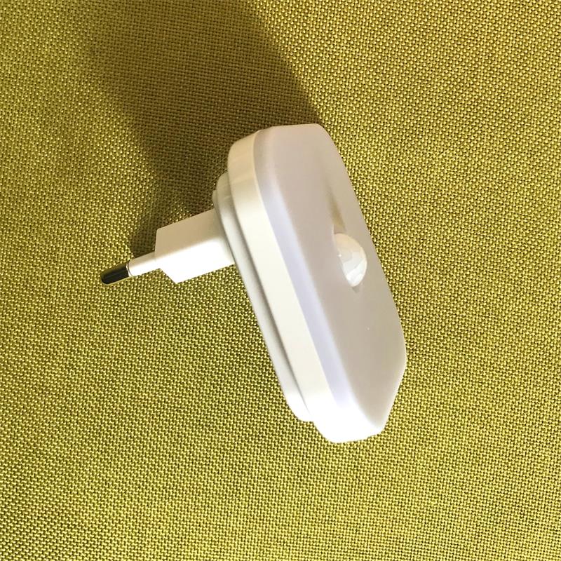 Night Light With EU Plug Smart Motion Sensor LED Toilet Lamp Home Staircase Closet Aisle WC Bedside Lamp For Hallway Pathway A1