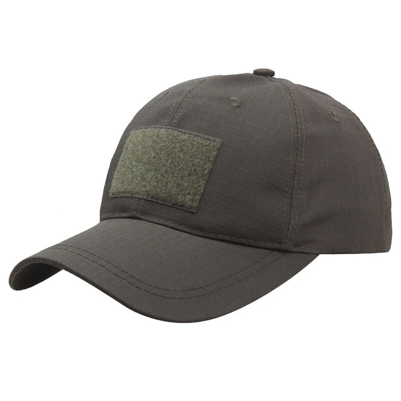 Unisex mænd kvinder ensfarvet patch justerbar baseball cap velcro cap udendørs sol hat snapback hat streetwear: 1