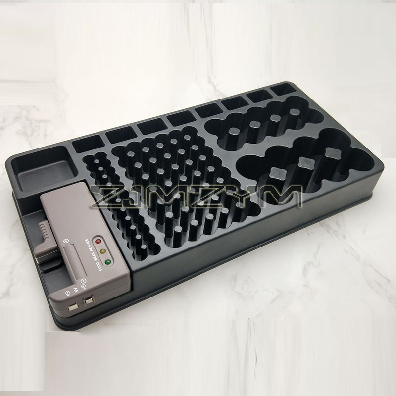 Batterij Opbergdoos Organizer Houder met Batterijen Tester Rack Case Box Houders Zonder Batterij Checker, opbergdoos