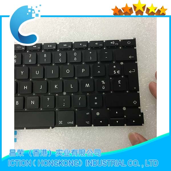Original Keyboard FRANCAIS for Macbook Pro Retina 13" A1502 Clavier FR AZERTY french keyboard