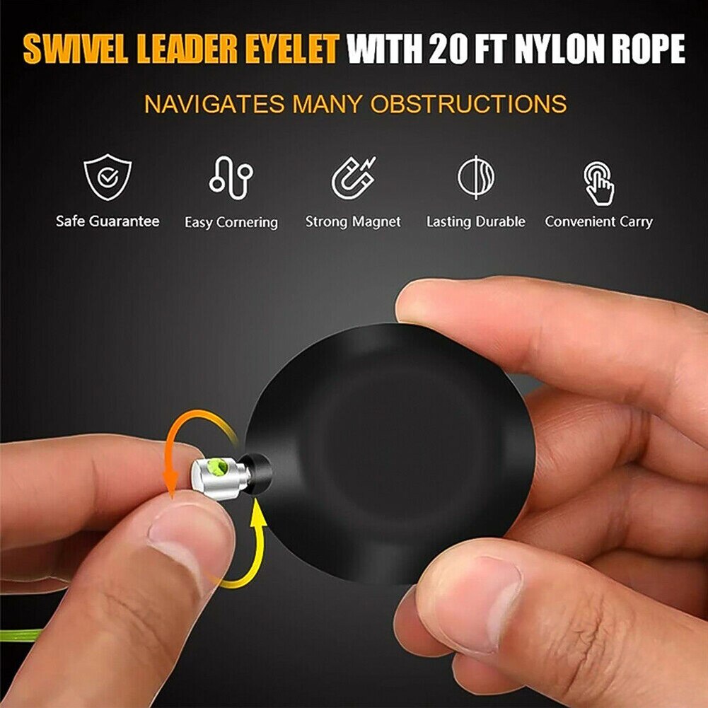 Magnetic Wire Pulling System Tools Electric Cable Tape Conduit Duct Cable Push Puller Tools for Wiring Installation