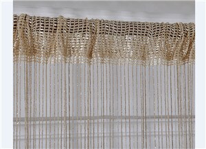 Woonkamer Gordijnen Draad Gordijnen String Gordijn Deur Bead Sheer Gordijnen Voor Raam Slaapkamer Woonkamer Cortinas Salon: 4