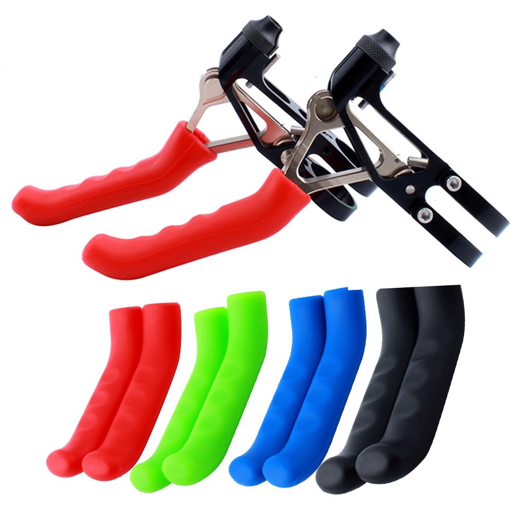 1 par cykelbremsehåndtagsdæksel cykelbremser silikonemuffe universal type bremsebetræk cykeltilbehør