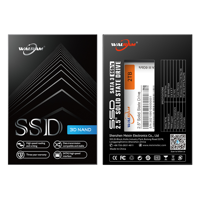 WALRAM SSD 240GB 120GB 480GB harde schijf schijf 2.5 "SATA3 1tb 128gb 512gb 256gb 500gb HDD Solid State Drive Voor Desktop Laptop