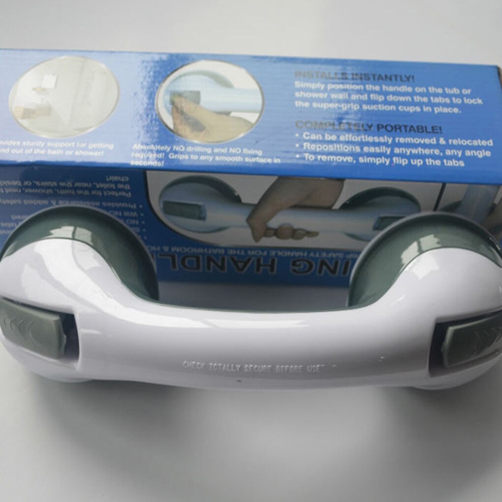 Bathroom Glass Door Handle Grab Home Office Toilet Suction Cup Door Knob Handrail with Sucker