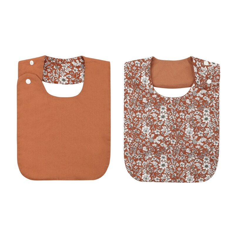 Asciugamano Saliva in cotone con bavaglino impermeabile per bambina: H455