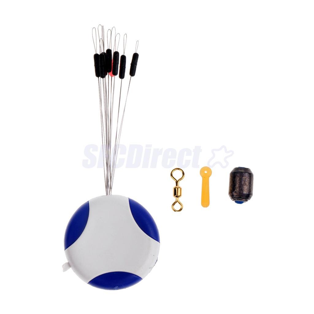 4 in 1 Fishing Tackle Tools - Fishing Space Beans Fishing Sheet Lead Float Seat and Swivels 5 Size Available