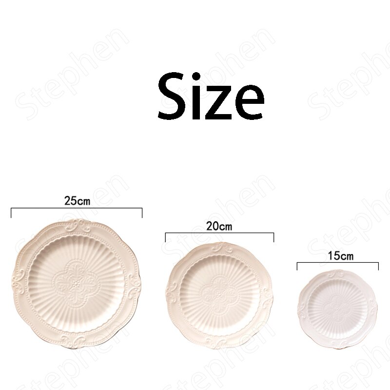 Golden Stroke Dessert Plate Nordic Modern Relief Craft Steak Pasta Dinner Plates Ceramic Carving Cake Fruit Dishes Tableware