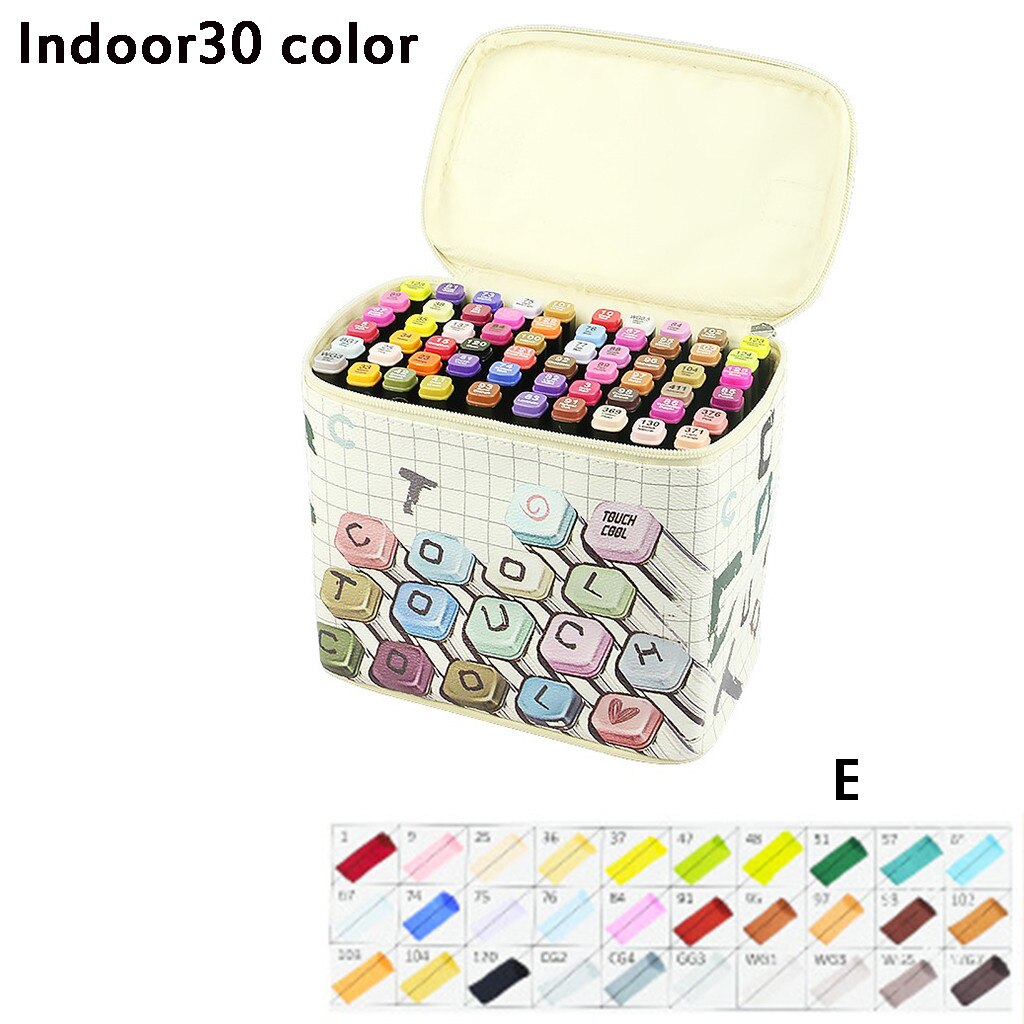 mark pen Painting Double Head colorful Mark Note Pen Set Office Supplies for all kinds of painting#904g40: E