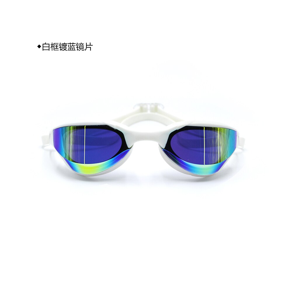 Swimming Goggles swimming glasses: White Purple