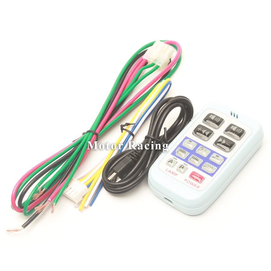 Universal 12V 200W Alarm Horn Megaphone Multi Tone Police Siren Special Sound Wireless Remote Waring Loudspeaker Boat Train Horn