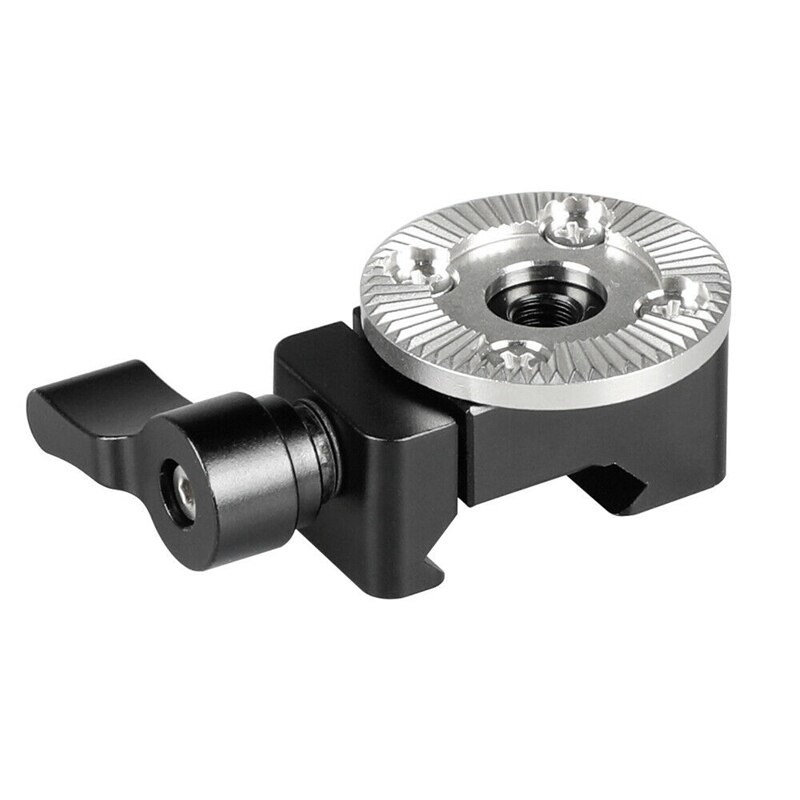 Standard Adapter for ARRI Rosette M6 to NATO Clamp Mount with M6 Expansion Hole
