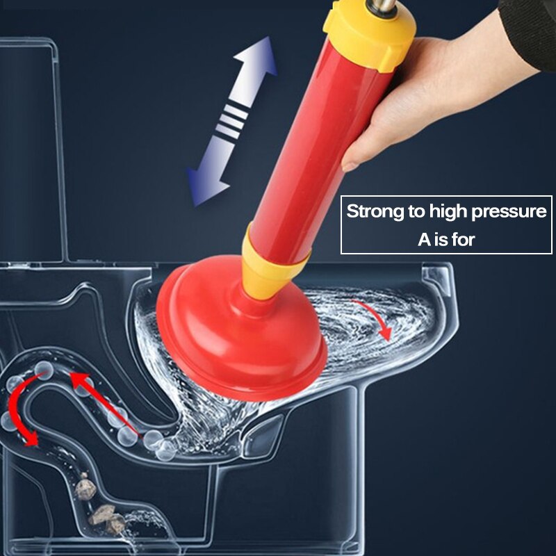 Sewer Tool Powerful Bathroom Blocked Sink Multi Drain Buster Piston Toilet Dredge Sewer Artifact Sink Cleaning Tool