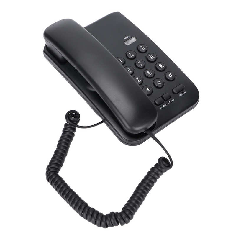 Thuis Vaste Telefoon Wandmontage Telefoon Desktop Snoer Vaste Telefoon Met Herhalen Inkomende Oproep Indicator Voor Home Office Hotel