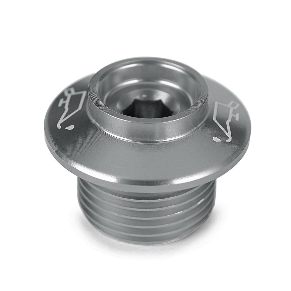Tapón de llenado de aceite para motocicleta M20 * 1,5 para Suzuki DL250 DL650 DL650XT DL1000 DL1000XT DL 250 650 1000 v-strom b-king Katana: Blanco